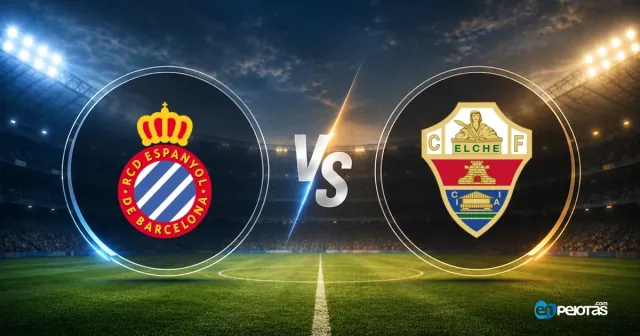 Elche beats Espanyol 1-3 down a man