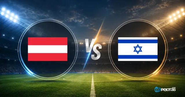 Austria goleó 3-1 a Israel, con uno menos