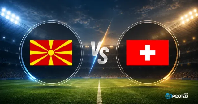 Suiza golea 3-0 a Macedonia del Norte