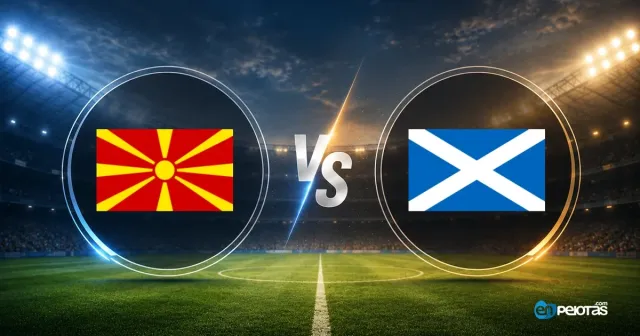 Escocia vence 0-2 a Macedonia del Norte