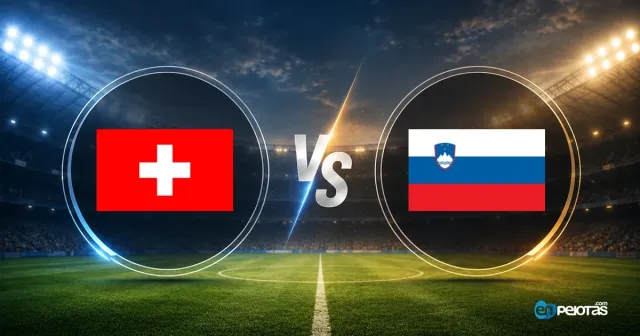 Suiza remonta y vence 2-1 a Eslovenia