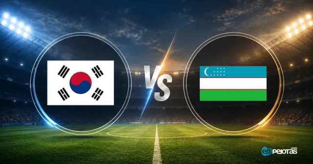 Corea del Sur, favorita ante Uzbekistán