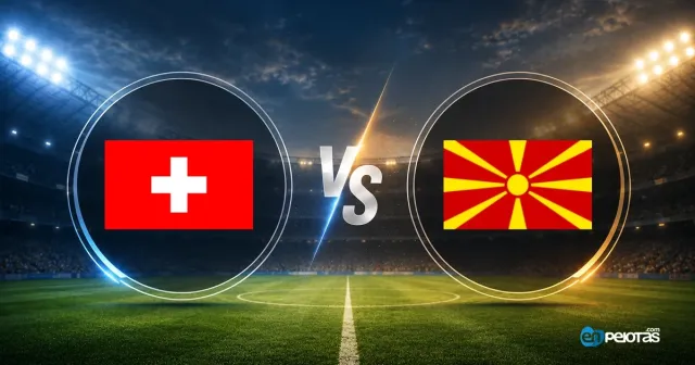 Suiza golea 3-0 a Macedonia del Norte