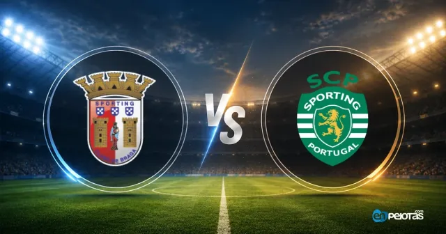 Braga - Sporting CP, duelo parejo por la zona alta