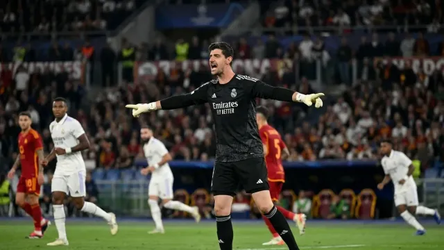 Courtois: así remontó el Madrid el 3-1 en Roma