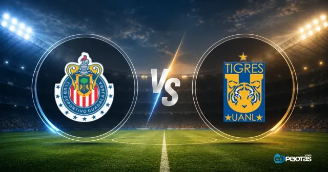 Tigres resiste con diez y empata ante Guadalajara