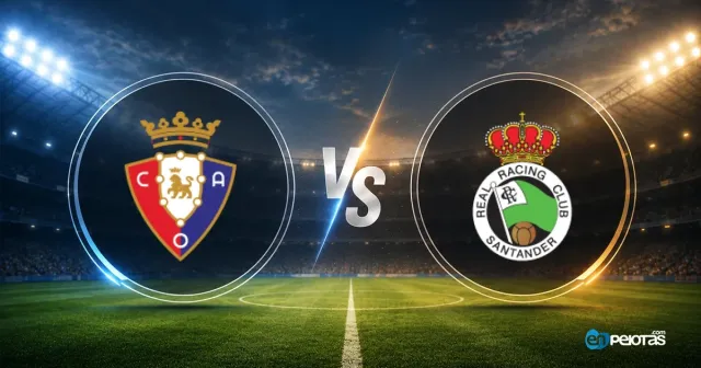 Osasuna gana 2-0 al Racing de Santander