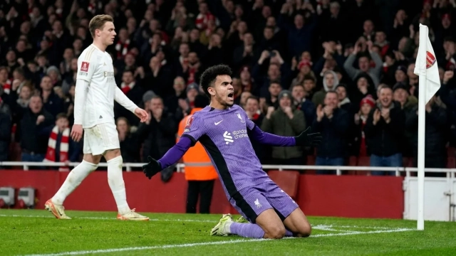 Luis Díaz, en racha goleadora, vuelve a enfrentar al Arsenal
