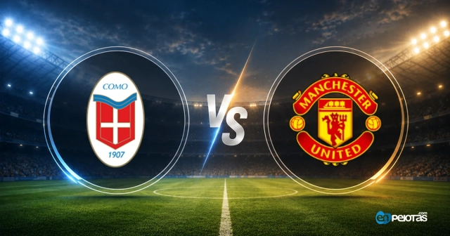 Doblete de Paz: Como 4-1 Manchester United