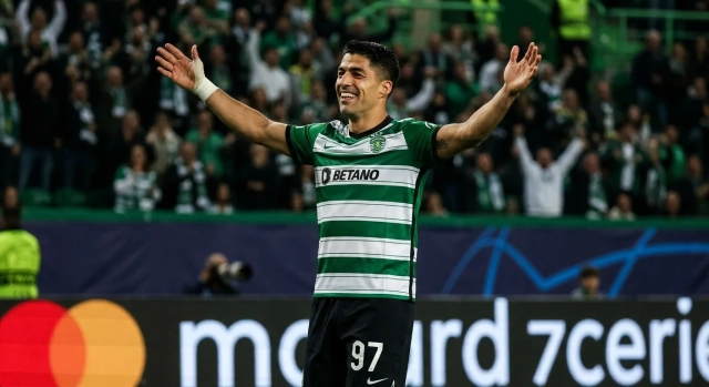 Suárez, goleador histórico del Sporting en Champions