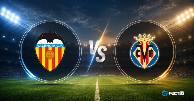 Villarreal gana 1-2 al Valencia en el descuento