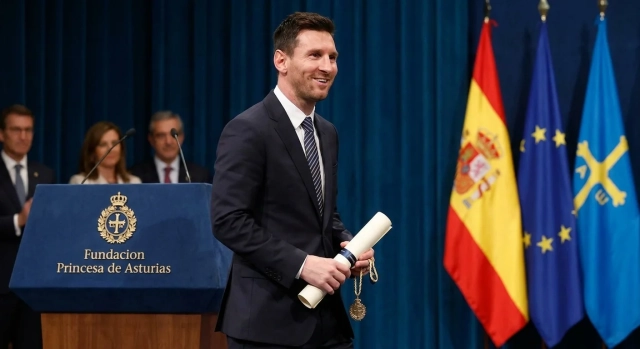 Messi, de recoger el Princesa de Asturias a jugar con Miami