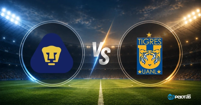 Pumas 1-1 Tigres: draw at the Olímpico