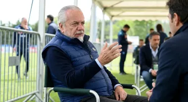 De Laurentiis unveils plan for 70,000-seat stadium built to keep out ultras, puts Allegri on notice: "coaches are employees"