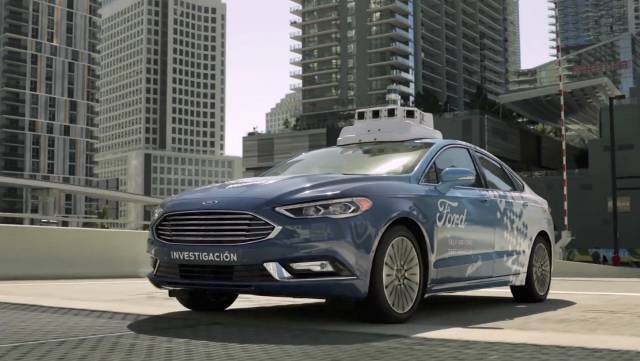Ford realizará pruebas con vehículos autónomos en Miami-Dade