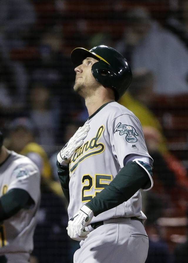 Con emotivo jonrón de Piscotty, Atléticos triunfan
