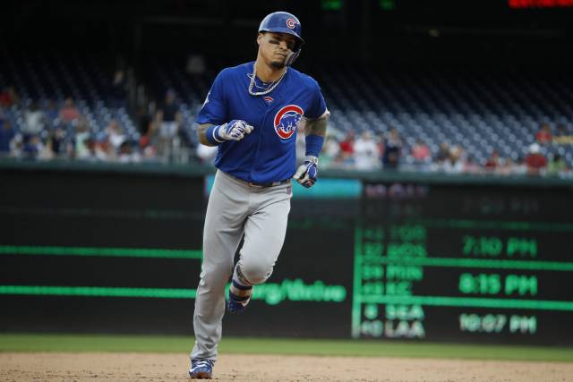 Báez da el triunfo a Cachorros ante Nacionales en 10 innings