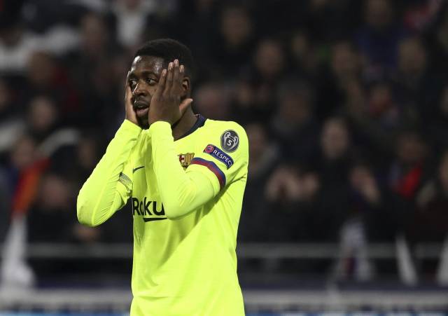 Barcelona: Dembélé, baja de 3-4 semanas por lesión muscular
