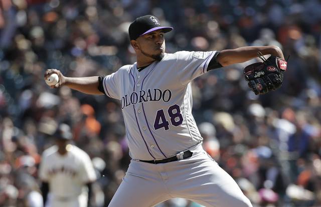 Márquez lanza pelota de 1 hit y Rockies blanquean a Gigantes
