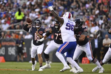 Caleb Williams y los Bears encienden la pretemporada NFL con una paliza a los Bills