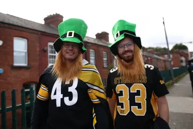 NFL en Dublín: Steelers vs. Vikings, una mezcla de fútbol americano, cultura irlandesa y controversia