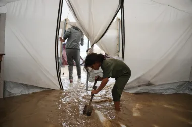 Gaza bajo el agua: cuando la lluvia se convierte en otra tragedia para los desplazados