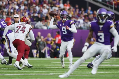 J.J. McCarthy revive a los Vikings con una actuación de alto calibre ante los Commanders