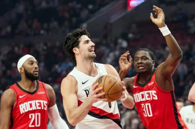 Deni Avdija brilla con 41 puntos y lidera la remontada de los Trail Blazers ante los Rockets