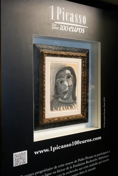 ¿Un Picasso por 100 euros? La rifa que cruza el arte, la filantropía y el mercado millonario