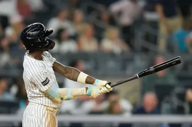 Jazz Age en el Bronx: cómo los pantalones de Giancarlo Stanton y el bate de Caballero reavivaron a Jazz Chisholm Jr.